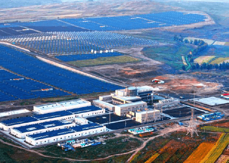 Dahe Solar Power Project in Zhangjiakou, China